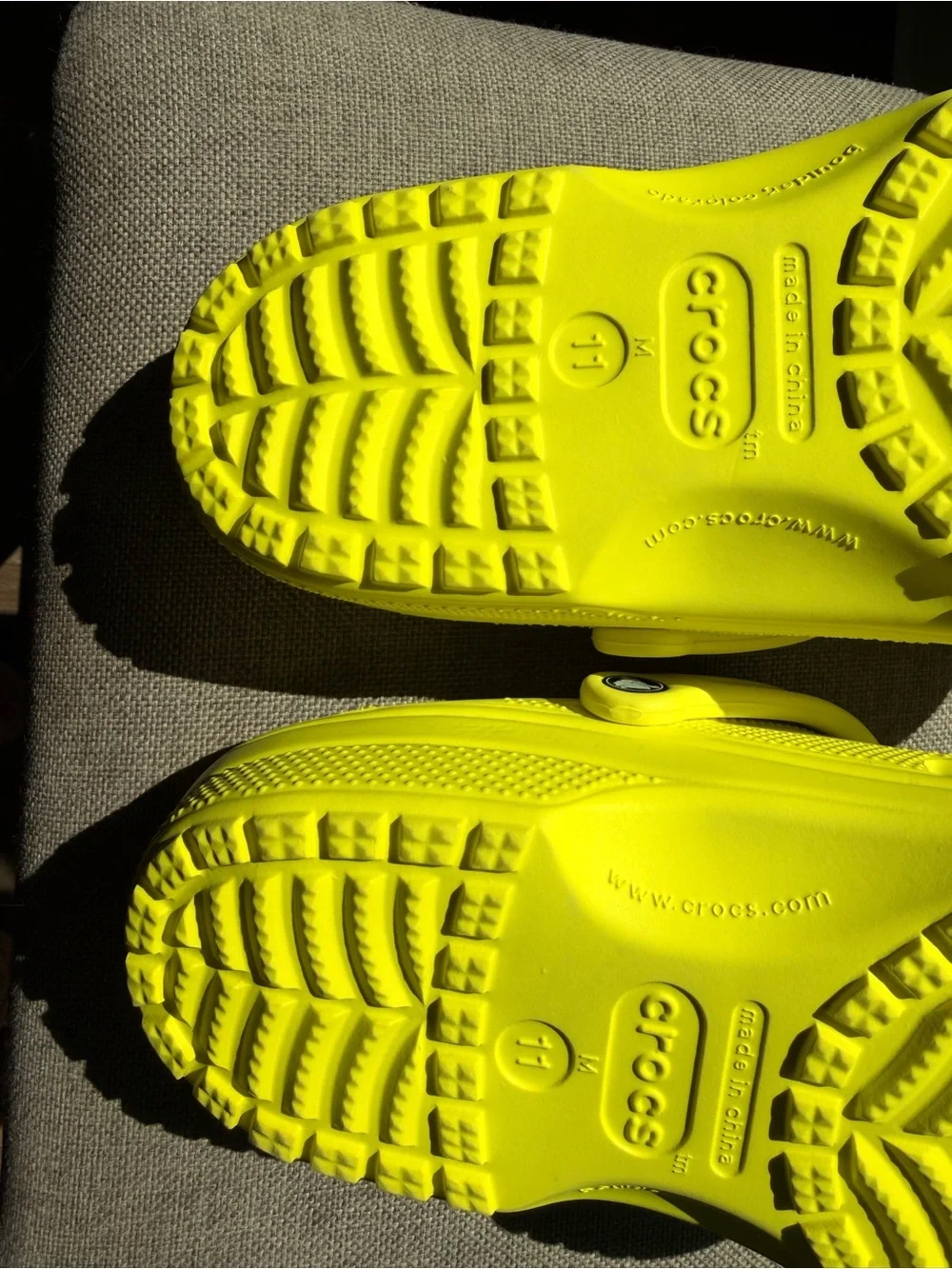 CROCS Classic Clog in Bright Yellow